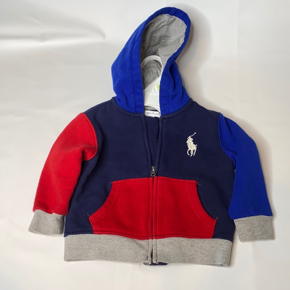 Ralph Lauren, Hoodie with zipper, 12 months